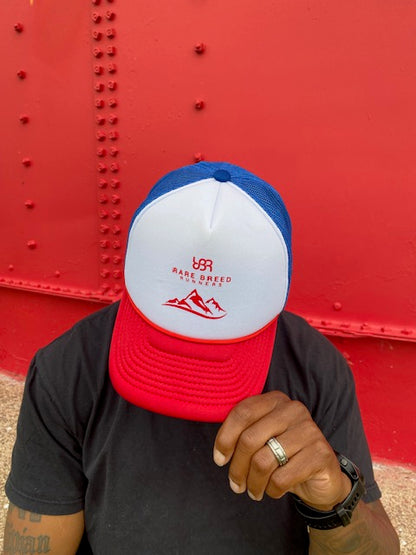 Red White and Blue Trucker hat