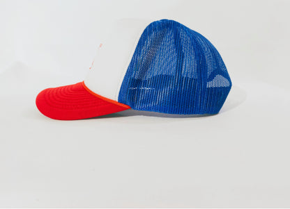 Red White and Blue Trucker hat